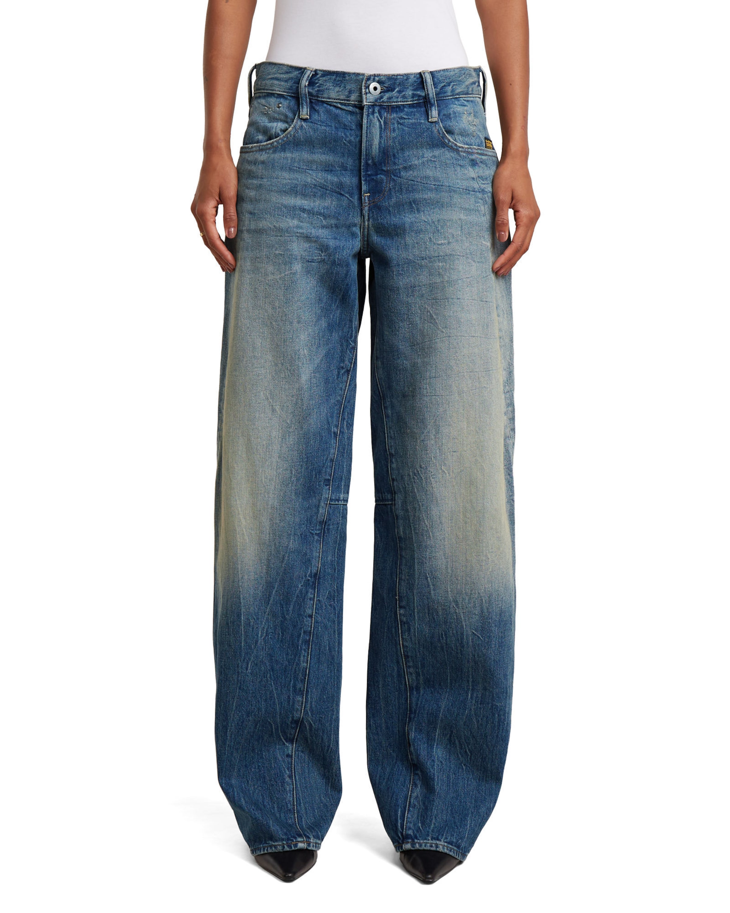 G-STAR Loosefit Jeans 'Contor Loose Jeans' in Blau: Vorderseite