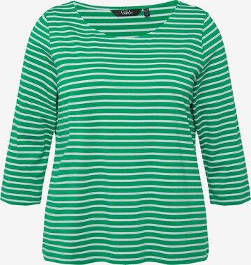 T-shirt Ulla Popken en vert : devant