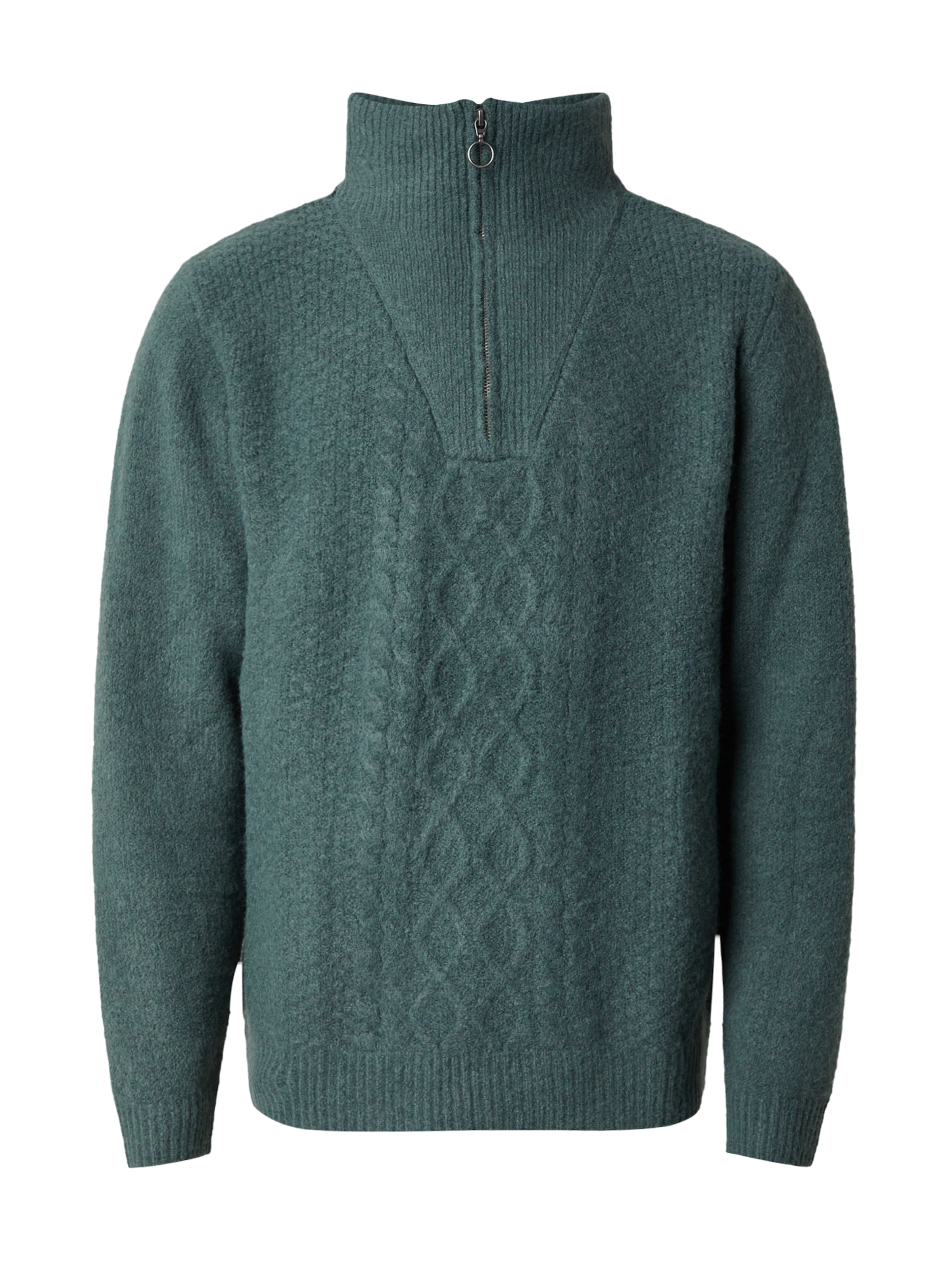 TRAPP Sweter w kolorze zielony: przód