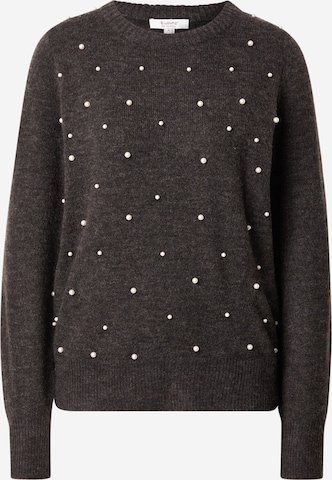 b.young Pullover 'Okama' in Grau: Vorderseite