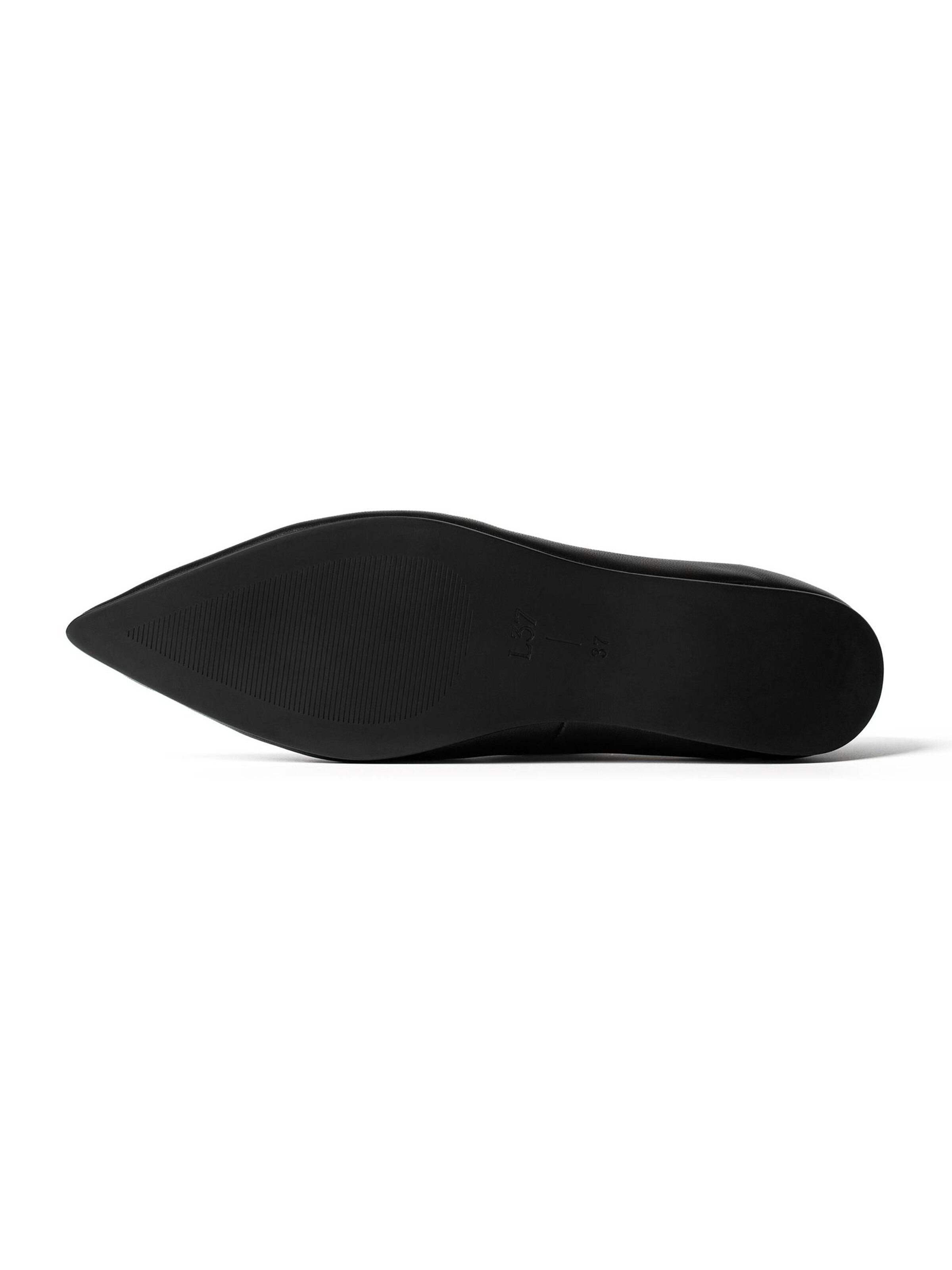 Ballerina 'WAVES BETWEEN US TWO' di L37 HANDMADE SHOES in nero
