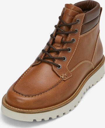 Marc O'Polo Veterboots in Bruin: voorkant