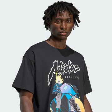 T-Shirt 'Marvel Ghost Rider' ADIDAS ORIGINALS en noir