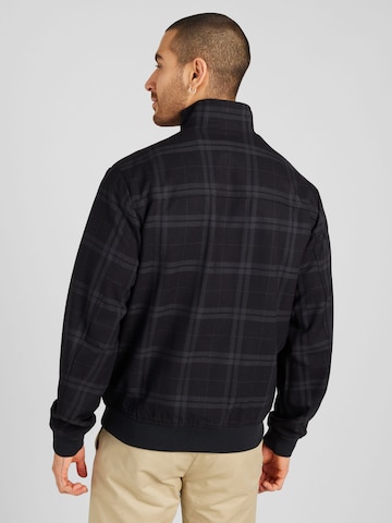 Les Deux - Sudadera con cremallera 'Como Check Harrington' en gris