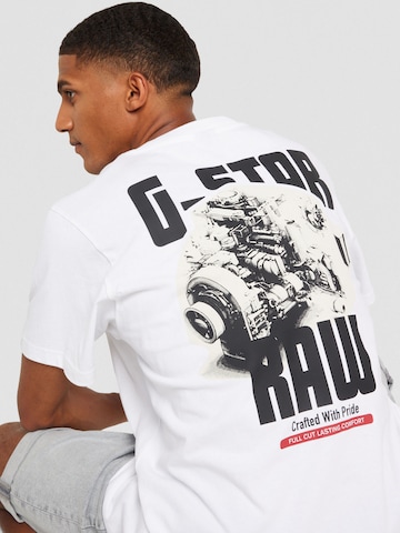 G-STAR Shirt 'Engine' in White