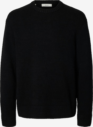SELECTEDPulover 'SLHALEX' - crna boja: prednji dio