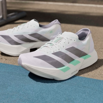 ADIDAS PERFORMANCE Маратонки за бягане 'ADIZERO ADIOS PRO 4' в бяло