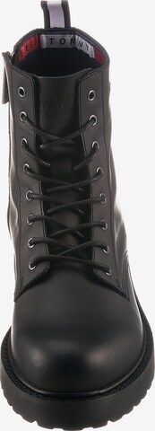 Tommy Jeans Lace-Up Boots in Black