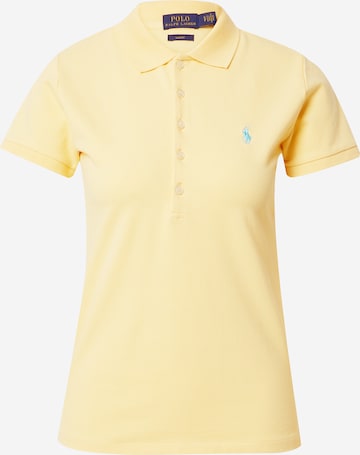 Polo Ralph Lauren Μπλουζάκι 'Julie' σε κίτρινο: μπροστά
