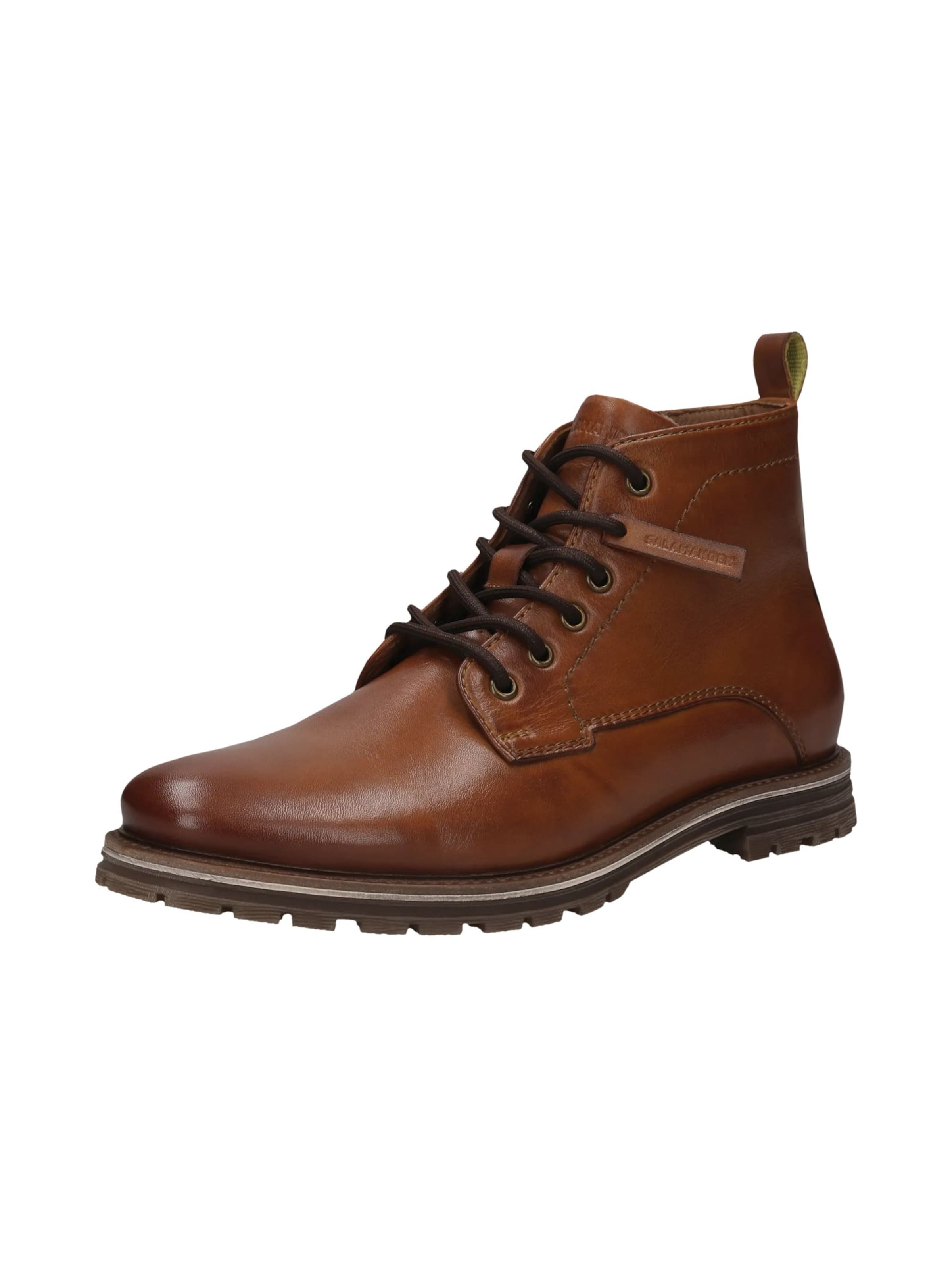 SALAMANDER Μπότες με κορδόνια σε καφέ: μπροστά