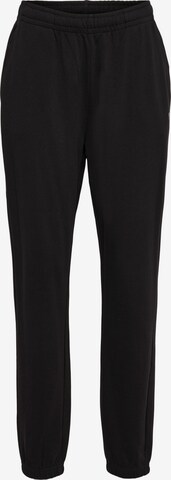 Hummel Tapered Workout Pants in Black: front