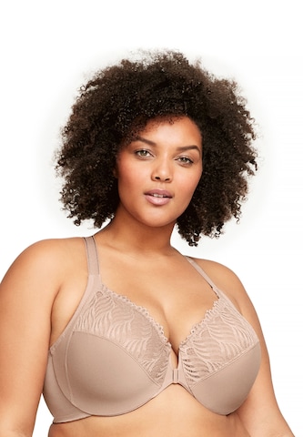 GLAMORISE Minimizer in Beige: front