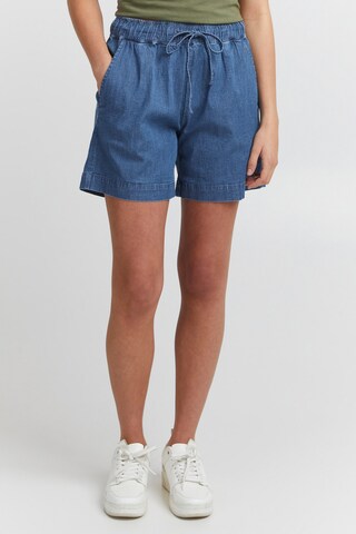 Oxmo Regular Jeans 'Lillith' in Blauw: voorkant