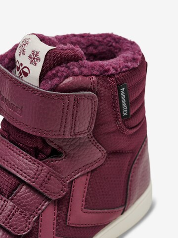 Hummel Snowboots 'Stadil Super' in Lila