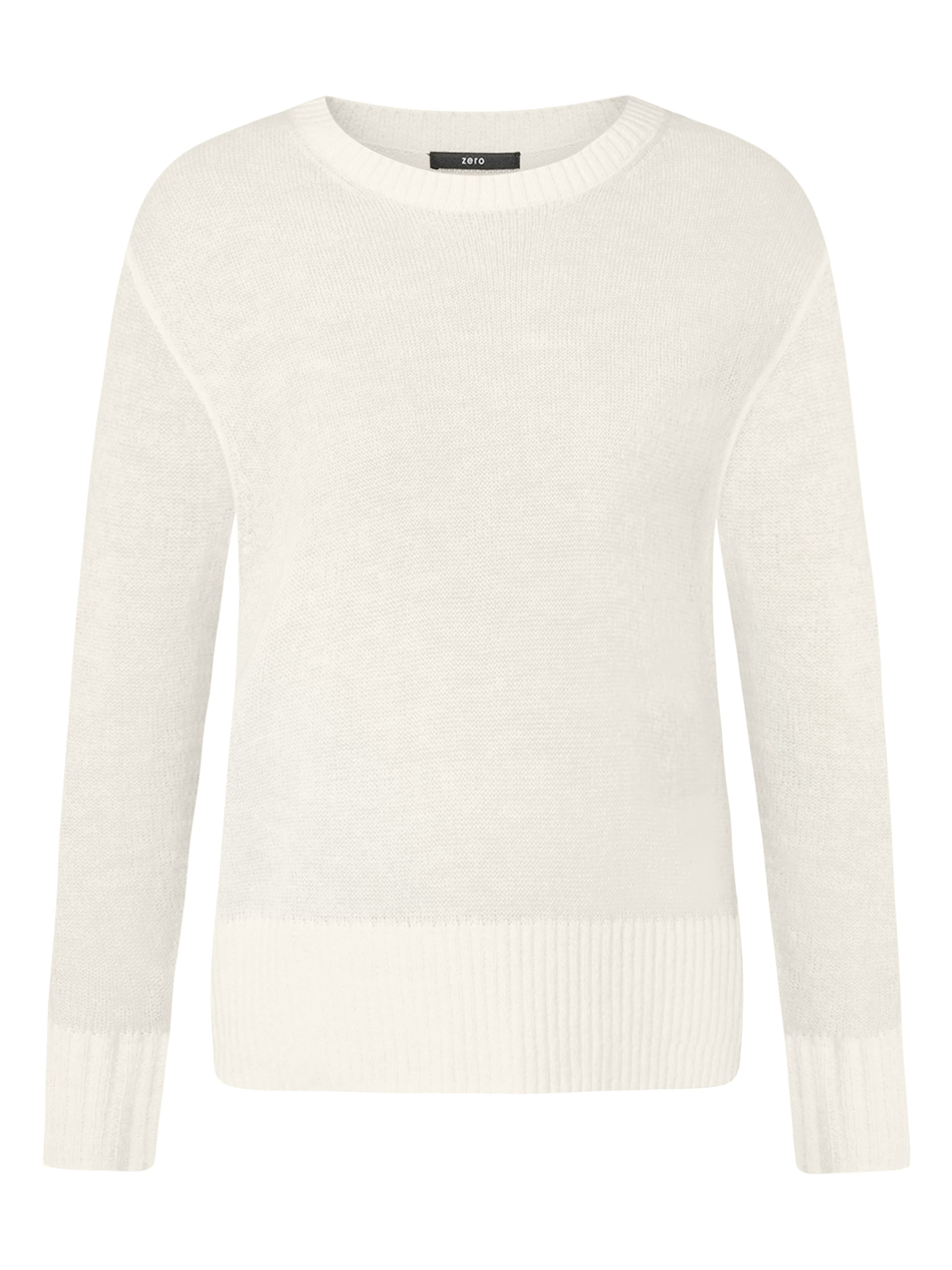 Pullover di zero in bianco: frontale