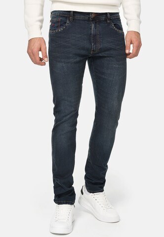 INDICODE JEANS Skinny Jeans 'Jake' in Blue: front