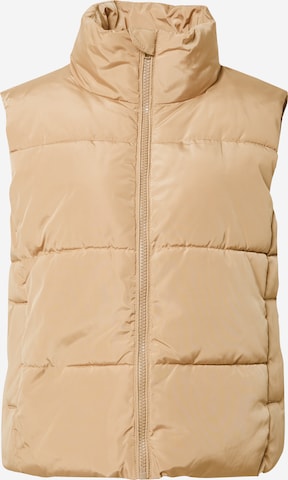 NEW LOOK Vest in Beige: front