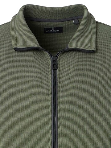 CASAMODA Sweatvest 'Basic' in Groen