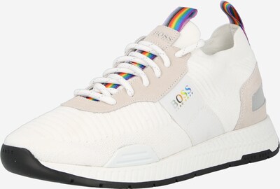 BOSS Casual Baskets basses 'Titanium Runn Pride' en mélange de couleurs / blanc, Vue avec produit