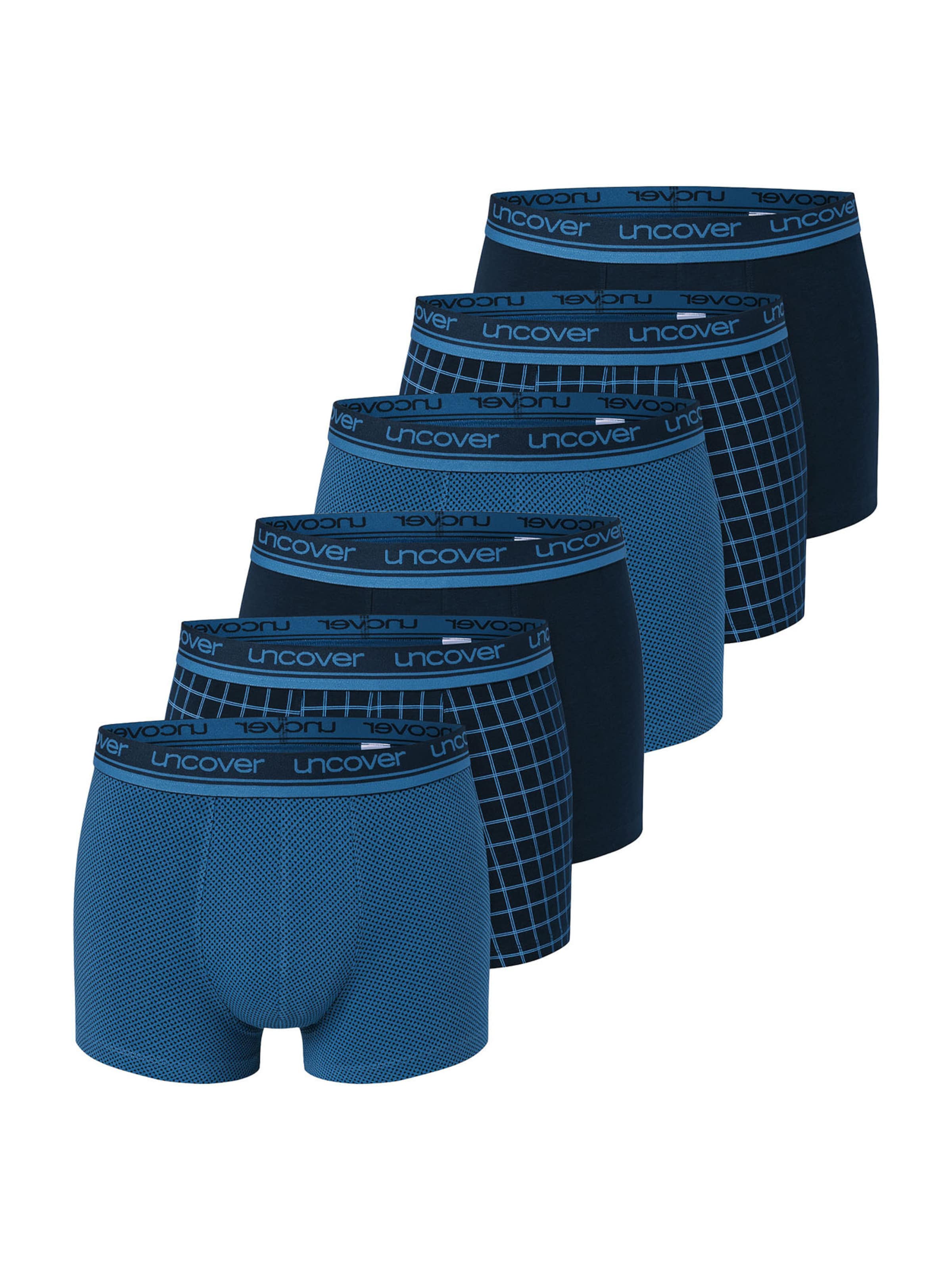 Boxers uncover by SCHIESSER en bleu : devant