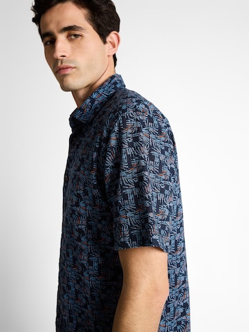 TOM TAILOR Regular fit Button Up Shirt in Blue