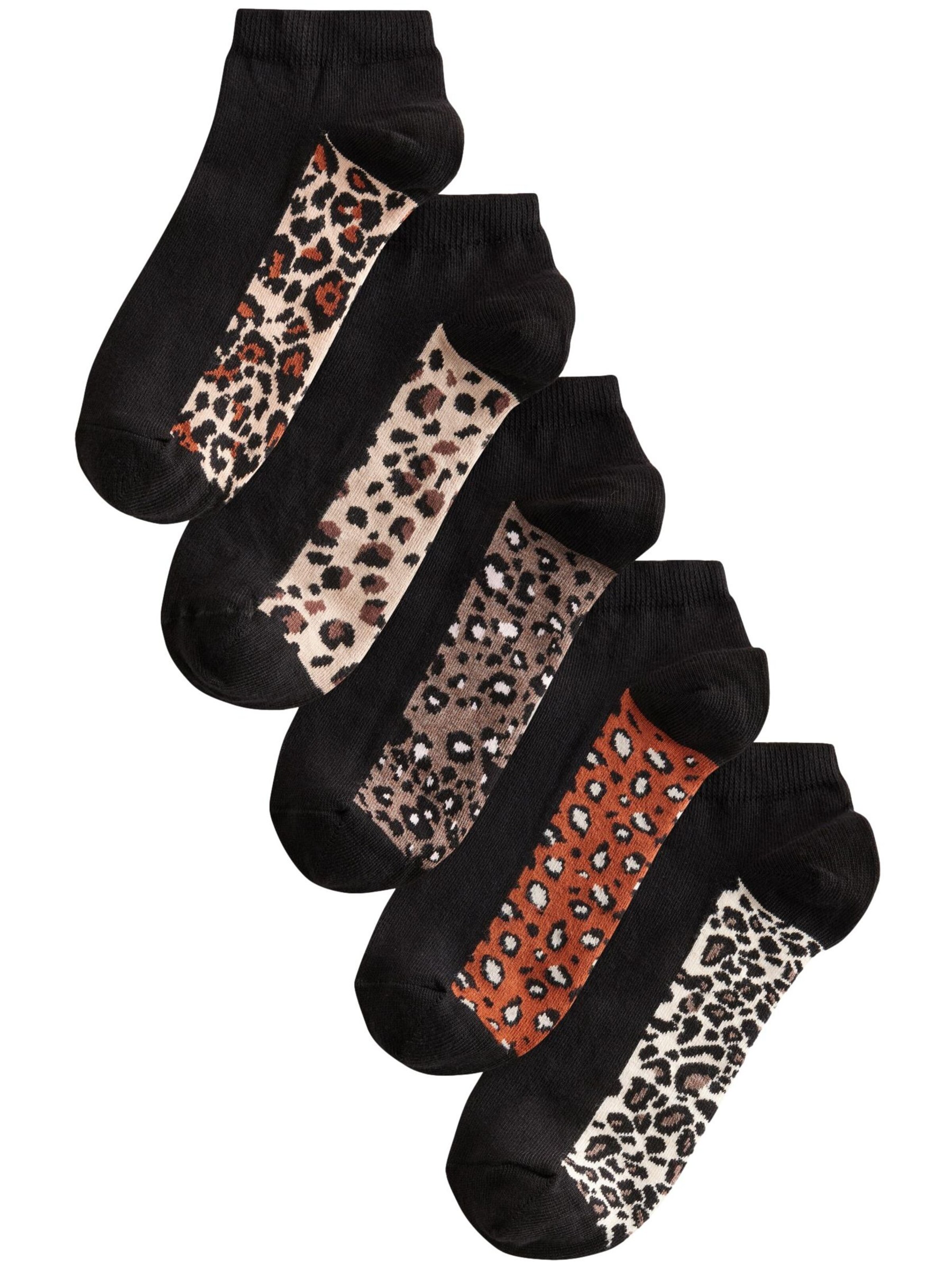 Next Къси чорапи в кафяво: отпред