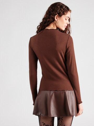 PIECES Shirts 'PCNICCA' i brun