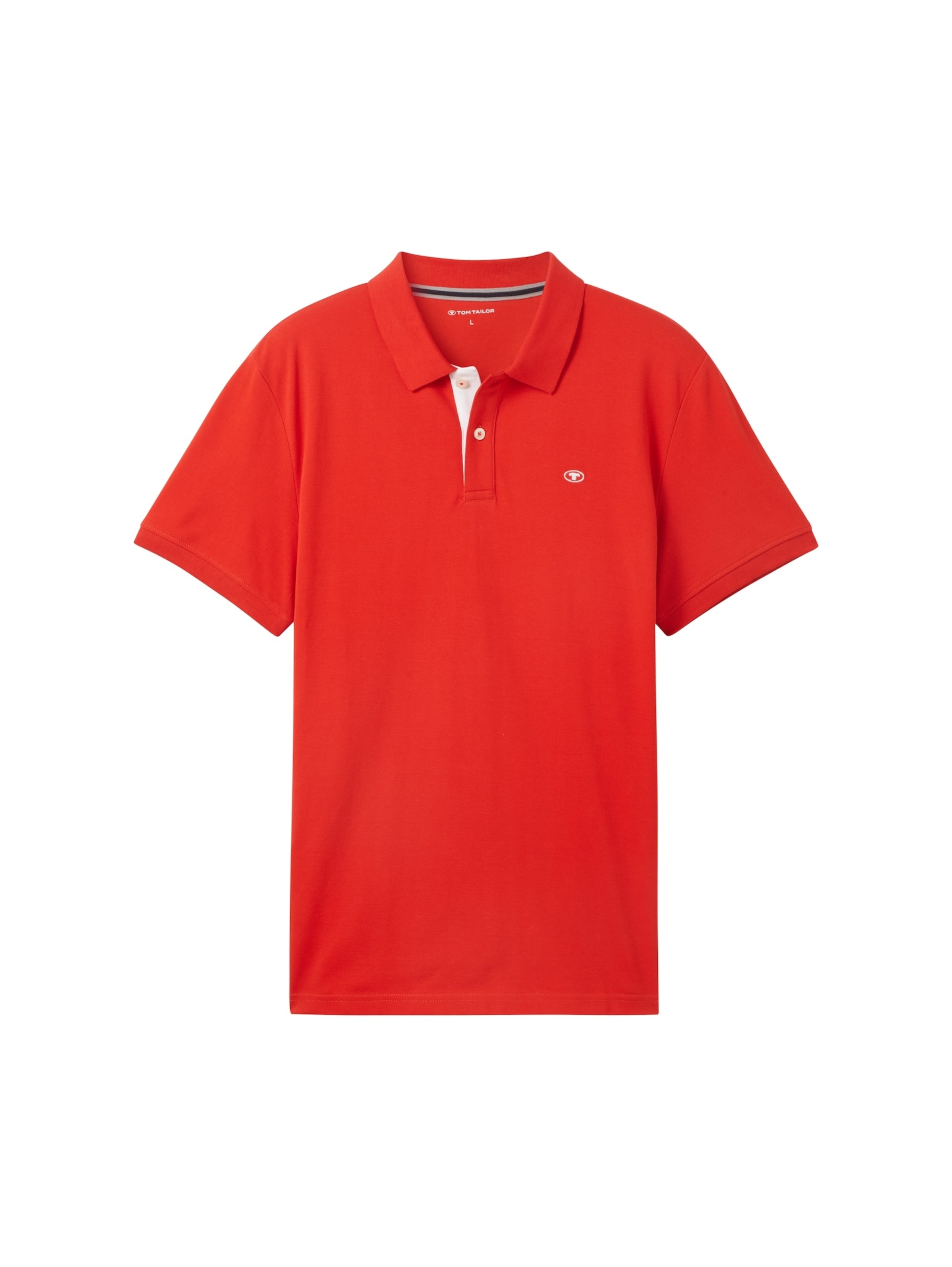 TOM TAILOR - Camisa em vermelho: frente