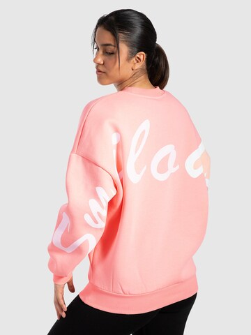Smilodox Sweatshirt ' Liquid Brail ' in Pink