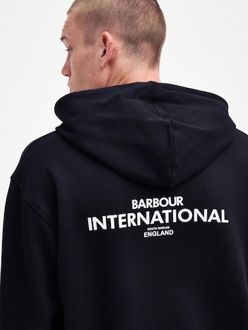 Barbour International Sweatshirt 'Simons' in Schwarz