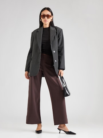 ONLY Wide leg Broek 'ONLCLEVER' in Bruin