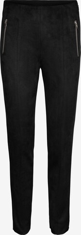 Skinny Leggings 'Donna Dina' VERO MODA en noir : devant