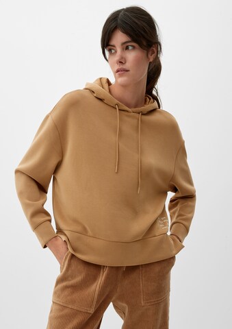 s.Oliver Sweatshirt in Braun: predná strana