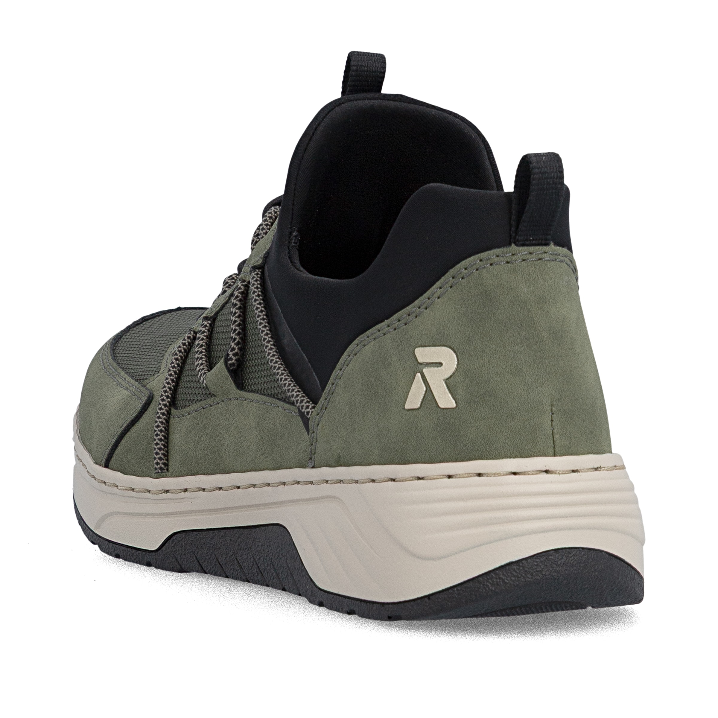 Chaussure de sport à lacets Rieker en vert