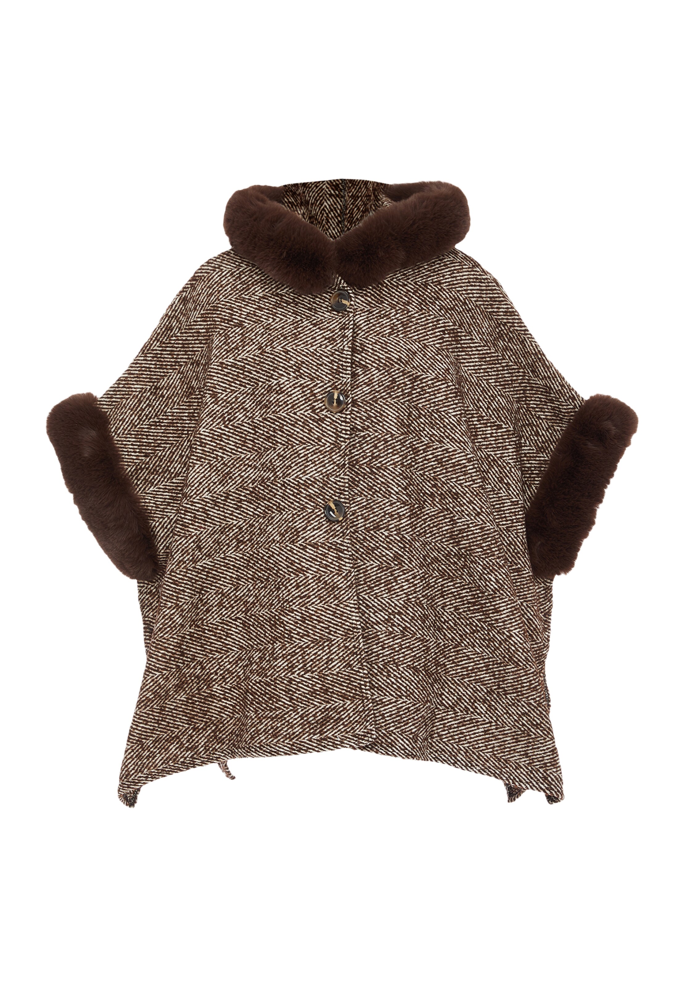 FRAULLY - Capa em castanho