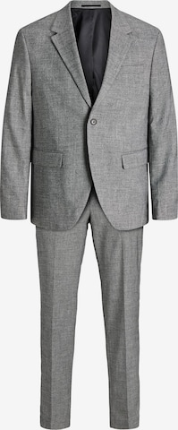 JACK & JONES - Slimfit Traje en gris: frente