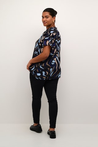 KAFFE CURVE Bluse 'KC Marga' in Schwarz