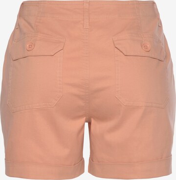 LASCANA Regular Pants in Orange