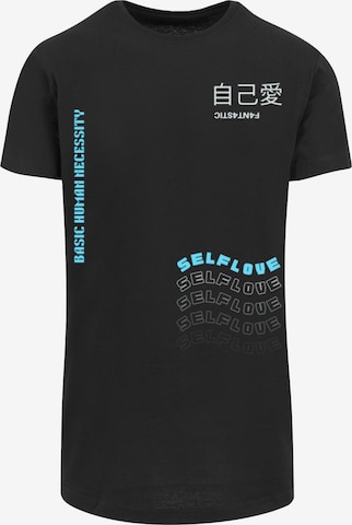 T-Shirt 'Self Love' F4NT4STIC en noir : devant