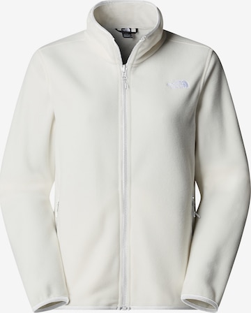 THE NORTH FACE Функциональная флисовая куртка 'Glacier' в Белый: спереди