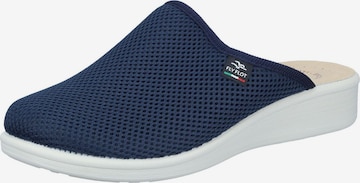 FLY FLOT Clogs in Blue: front