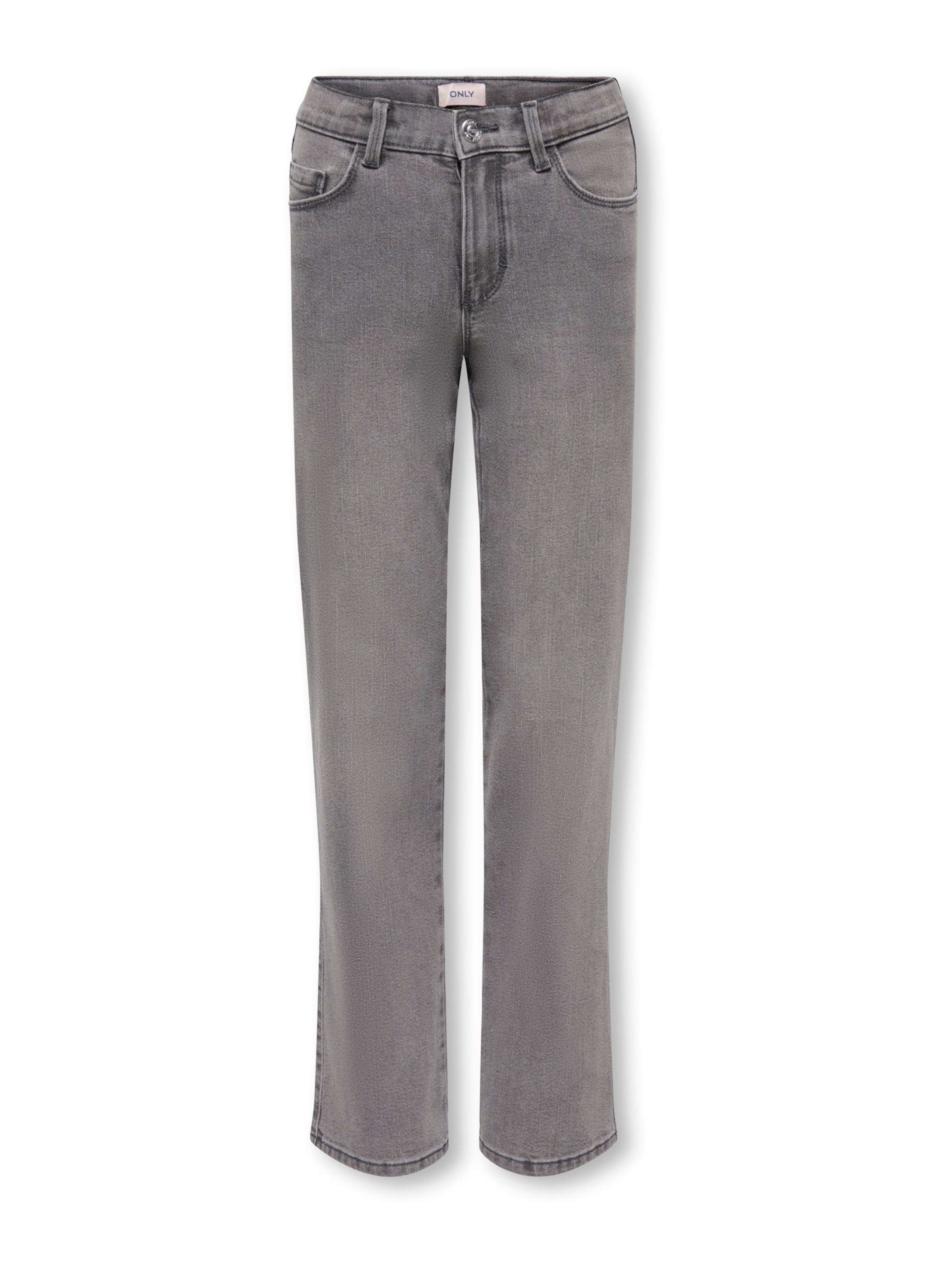 ONLY GIRLSWide Leg/ Široke nogavice Traperice 'KOGBlair' - siva boja: prednji dio