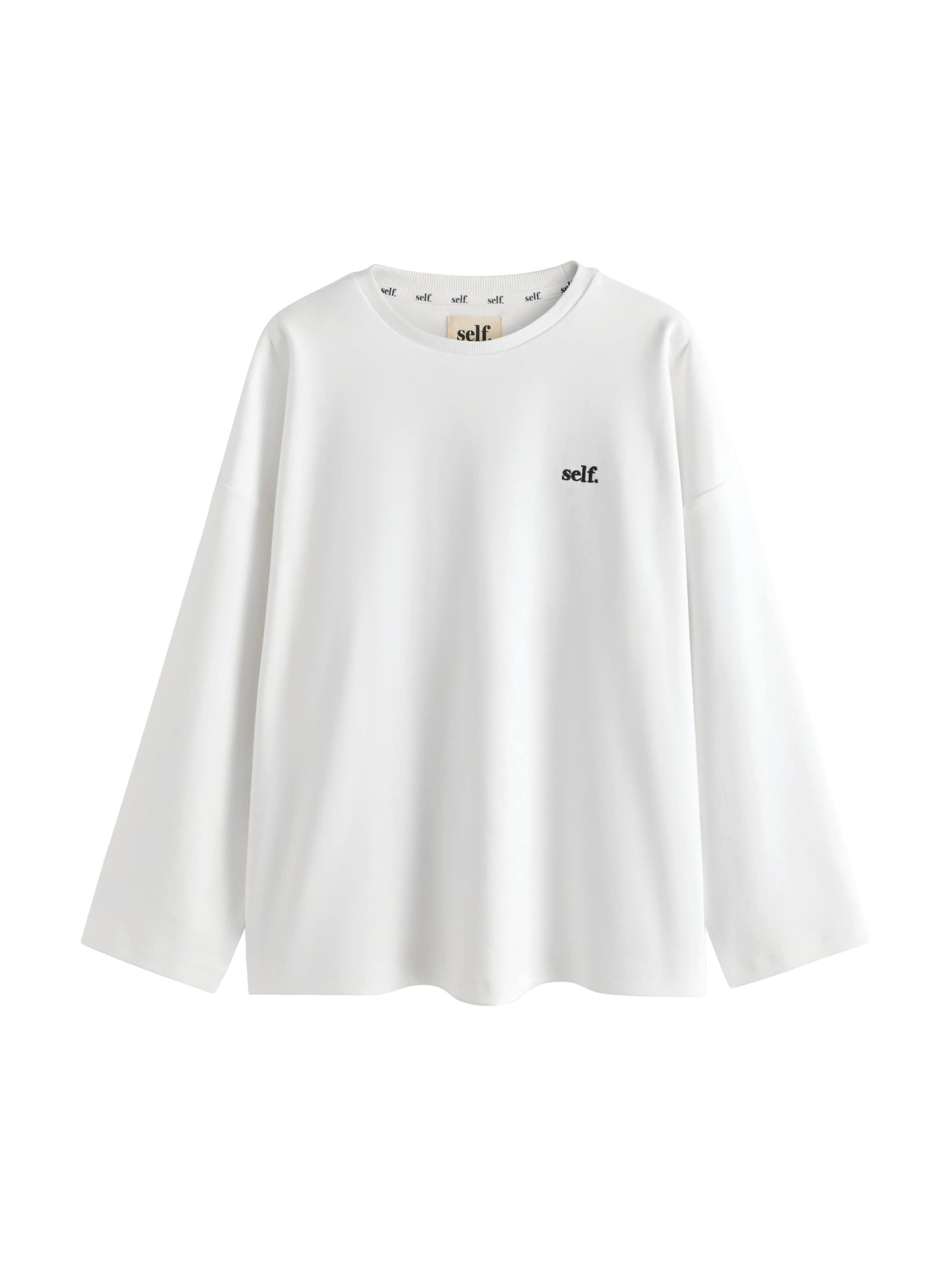 self. - Camiseta 'Joules' en blanco: frente