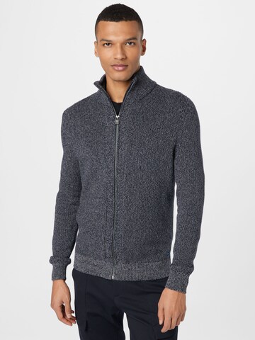 TOM TAILOR Knit cardigan in Grey: front