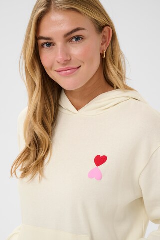 SAINT TROPEZ Sweatjakke 'PixilineSZ' i beige