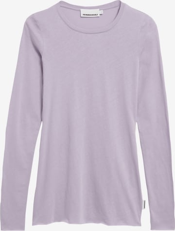 T-shirt ARMEDANGELS en violet : devant