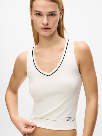Karl Lagerfeld Top - fehér