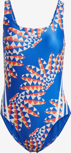 ADIDAS SPORTSWEAR Sportbadeanzug 'FARM' in blau / orange / weiß, Produktansicht
