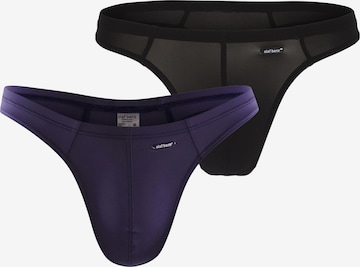 Olaf Benz String ' RED0965 Ministring ' in Schwarz: Vorderseite