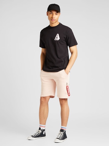 ALPHA INDUSTRIES Regular Shorts 'X-Fit' in Pink